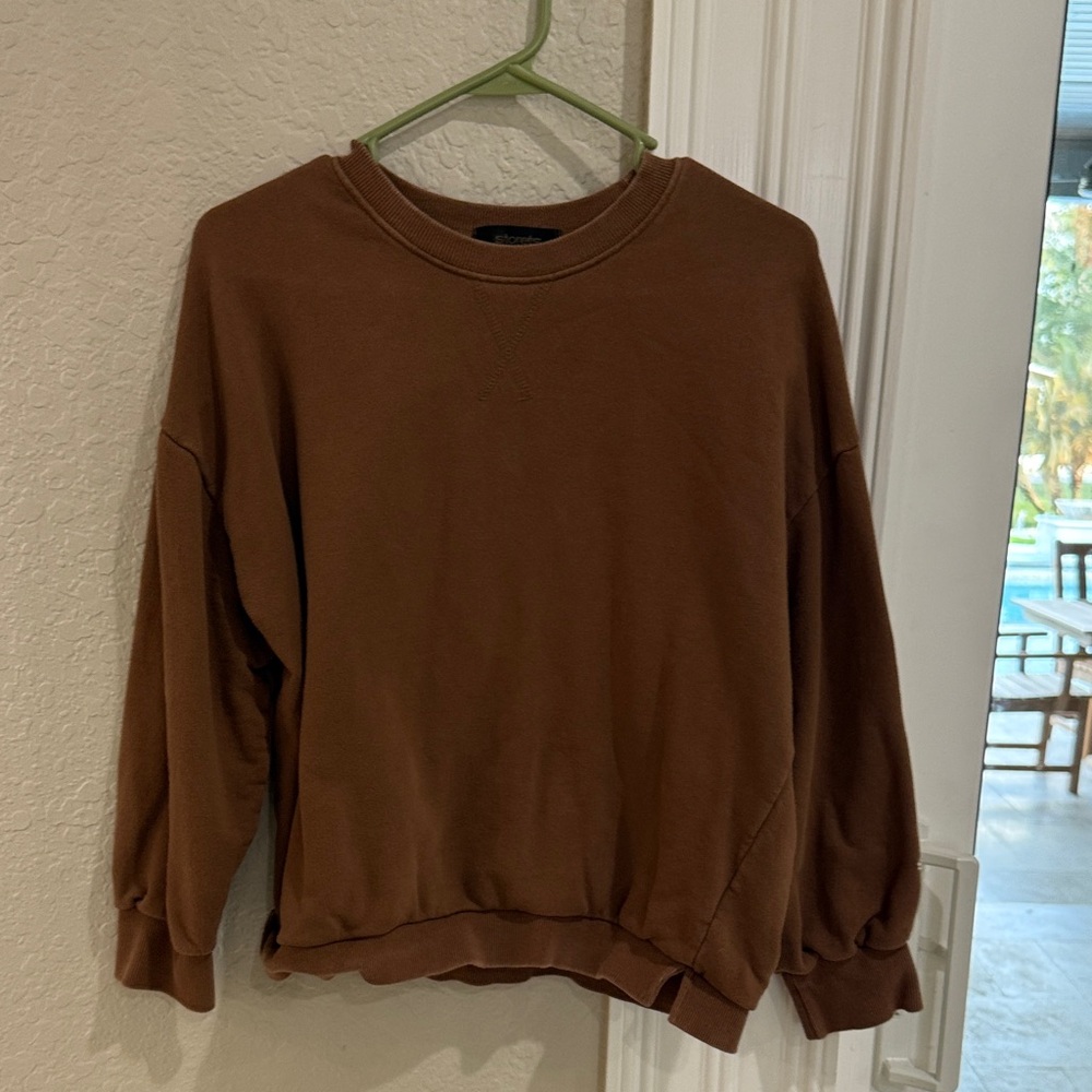 storets Chocolate Crewneck Sweater